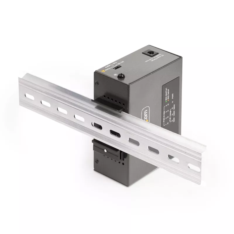 StarTech.com 4-Port Multi-Gigabit PoE++ Injector, 5/2.5/1G Ethernet (NBASE-T), PoE/PoE+/PoE++ (802.3af/802.3at/802.3bt), 160 Watt Leistungsbudget, Wand-/Hutschienenmontage, Unmanaged
