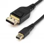 StarTech.com 3ft (1m) VESA-zertifiziertes Mini DisplayPort auf DisplayPort 1.4 Kabel – 8K 60Hz HBR3 HDR – Super UHD mDP auf DP 1.4 Kabel – schlank (34 AWG) Ultra HD 4K 120Hz – Monitor/Videokabel