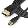StarTech.com 3ft (1m) VESA-zertifiziertes Mini DisplayPort auf DisplayPort 1.4 Kabel – 8K 60Hz HBR3 HDR – Super UHD mDP auf DP 1.4 Kabel – schlank (34 AWG) Ultra HD 4K 120Hz – Monitor/Videokabel