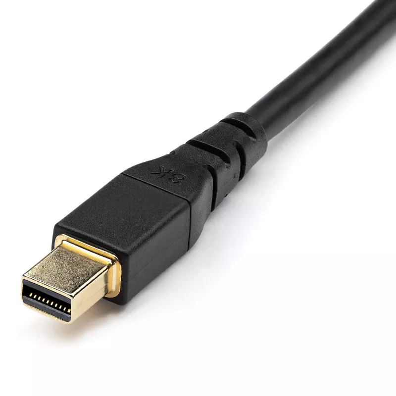 StarTech.com 3ft (1m) VESA-zertifiziertes Mini DisplayPort auf DisplayPort 1.4 Kabel – 8K 60Hz HBR3 HDR – Super UHD mDP auf DP 1.4 Kabel – schlank (34 AWG) Ultra HD 4K 120Hz – Monitor/Videokabel