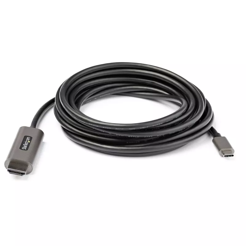 StarTech.com 4m USB-C-zu-HDMI-Kabel 4K 60Hz mit HDR10 – Ultra HD USB Type-C-zu-4K HDMI 2.0b Video-Adapterkabel – USB-C-zu-HDMI HDR Monitor-/Display-Konverter – DP 1.4 Alt Mode HBR3