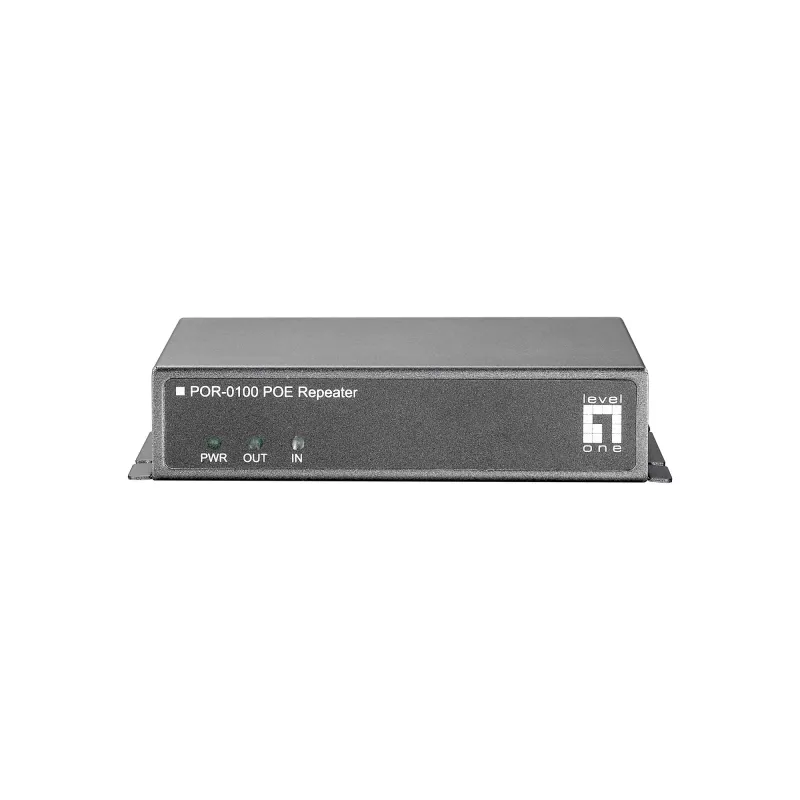 LevelOne PoE Repeater, kaskadierbar, IEEE 802.3x, Vollduplex, Halbduplex, LAN, Power, FCC, CE, 0 - 50 °C, 5 - 95%