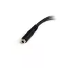 StarTech.com 3,5-mm-4-Positionen-auf-2x-3-Positionen-3,5-mm-Headset-Splitter-Adapter – Buchse/Stecker
