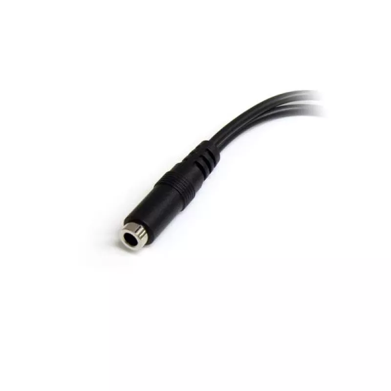 StarTech.com 3,5-mm-4-Positionen-auf-2x-3-Positionen-3,5-mm-Headset-Splitter-Adapter – Buchse/Stecker