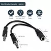StarTech.com 3,5-mm-4-Positionen-auf-2x-3-Positionen-3,5-mm-Headset-Splitter-Adapter – Buchse/Stecker