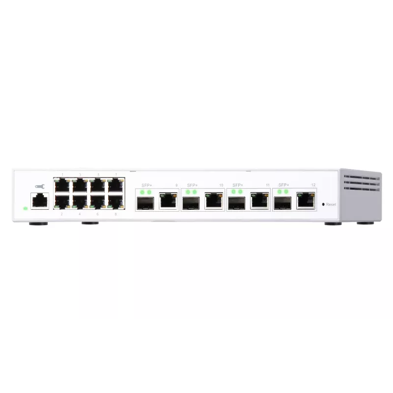 QNAP QSW-M408-4C Netzwerk-Switch Managed L2 Gigabit Ethernet (10/100/1000) Weiß