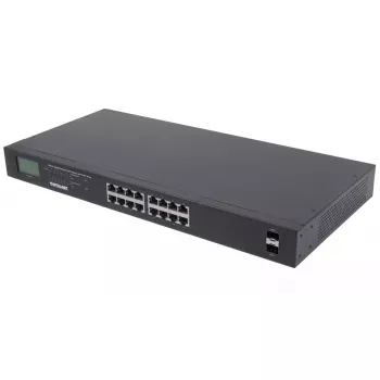 Unmanaged Switch Intellinet 16-Port Gigabit Ethernet PoE+ 370W