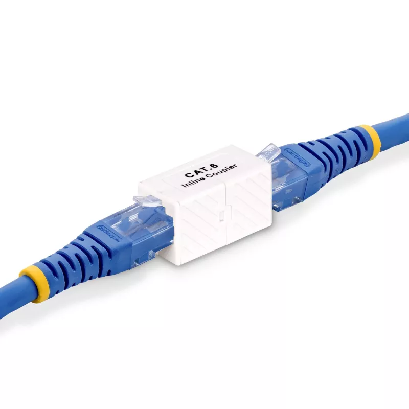 StarTech.com RJ45-Kupplung 5er-Pack, Inline Cat6-Kupplung, Buchse-auf-Buchse (B/B) T568-Steckverbinder, ungeschirmte Ethernet-Kabelverlängerung