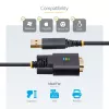 StarTech.com 3ft (1m) USB-zu-Seriell-Adapterkabel, COM-Erhalt, austauschbare Schrauben/Muttern, USB-A auf DB9 RS232, FTDI IC, ESD-Schutz, Windows/macOS/Linux