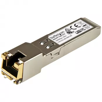 StarTech.com Cisco Meraki MA-SFP-1GB-TX Kompatibles SFP-Modul - 1000BASE-T - SFP auf RJ45 Cat6/Cat5e - 10/100/1000 Mbit/s - RJ-45 100 m - Cisco Meraki MS225, MX400, MS250