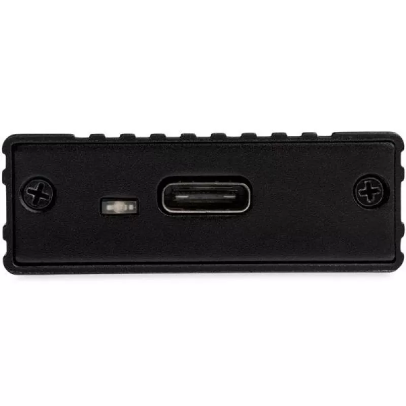 StarTech.com USB-C 10Gbps auf M.2 NVMe SSD-Gehäuse – Tragbares externes M.2 NGFF PCIe Aluminiumgehäuse – 1 GB/s Lesen/Schreiben – Unterstützt 2230, 2242, 2260, 2280 – TB3-kompatibel – Mac & PC