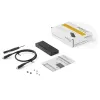 StarTech.com USB-C 10Gbps auf M.2 NVMe SSD-Gehäuse – Tragbares externes M.2 NGFF PCIe Aluminiumgehäuse – 1 GB/s Lesen/Schreiben – Unterstützt 2230, 2242, 2260, 2280 – TB3-kompatibel – Mac & PC