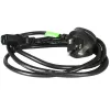 StarTech.com 1,8 m UK-Netzkabel, 18AWG, BS 1363 auf C13, 10 A 250 V, Schwarzes Ersatz-Netzkabel, Kaltgerätekabel, PC-Netzteil-Kabel, TV-/Monitor-Netzkabel