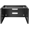 StarTech.com 6U Wandmontage-Netzwerkschrank - 14 Zoll tief (Low Profile) - 19 Zoll Patchpanel-Halterung für flache Server- und IT-Geräte, Netzwerk-Switches - 20 kg Tragfähigkeit, Schwarz