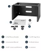 StarTech.com 6U Wandmontage-Netzwerkschrank - 14 Zoll tief (Low Profile) - 19 Zoll Patchpanel-Halterung für flache Server- und IT-Geräte, Netzwerk-Switches - 20 kg Tragfähigkeit, Schwarz