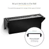 StarTech.com 3U 19” Wandmontage-Vertikalrackhalterung, Wandmontage-Patchpanelhalterung für Daten-/AV-/IT-/Computergeräte, 3U-Rack für Schrank oder Serverraum, Tragfähigkeit 150 lb (68 kg)