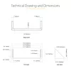 StarTech.com 3U 19” Wandmontage-Vertikalrackhalterung, Wandmontage-Patchpanelhalterung für Daten-/AV-/IT-/Computergeräte, 3U-Rack für Schrank oder Serverraum, Tragfähigkeit 150 lb (68 kg)