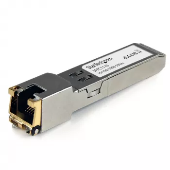 StarTech.com Cisco SFP-GE-T kompatibles SFP-Transceivermodul – 10/100/1000BASE-TX~Cisco SFP-GE-T kompatibles SFP-Modul – 1000BASE-T – SFP auf RJ45 Cat6/Cat5e – 10/100/1000 Mbit/s – RJ-45 100 m – Cisco IE3400, IE3300, IE3200