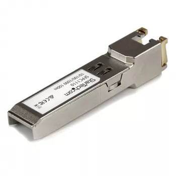 StarTech.com Cisco SFP-GE-T kompatibles SFP-Transceivermodul – 10/100/1000BASE-TX~Cisco SFP-GE-T kompatibles SFP-Modul – 1000BASE-T – SFP auf RJ45 Cat6/Cat5e – 10/100/1000 Mbit/s – RJ-45 100 m – Cisco IE3400, IE3300, IE3200