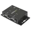 StarTech.com 2-Port industrieller, wandmontierbarer USB-auf-Seriell-Adapter-Hub mit Hutschienenclips