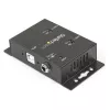 StarTech.com 2-Port industrieller, wandmontierbarer USB-auf-Seriell-Adapter-Hub mit Hutschienenclips