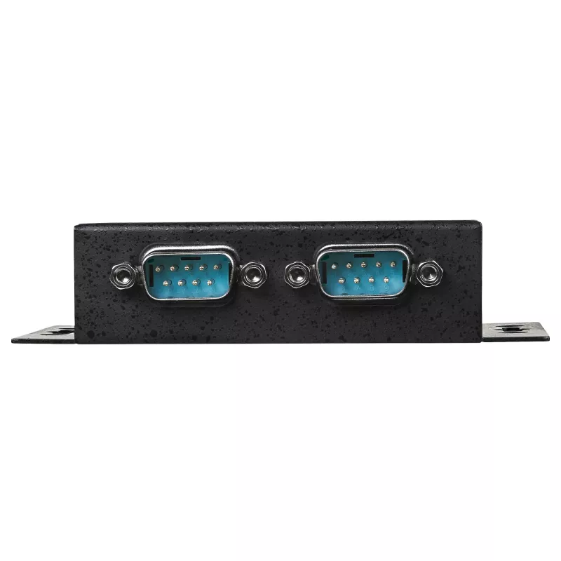 StarTech.com 2-Port industrieller, wandmontierbarer USB-auf-Seriell-Adapter-Hub mit Hutschienenclips