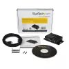StarTech.com 2-Port industrieller, wandmontierbarer USB-auf-Seriell-Adapter-Hub mit Hutschienenclips