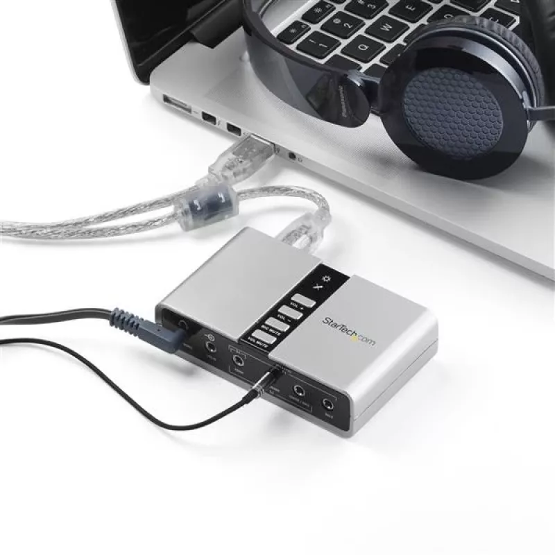 StarTech.com 7.1 USB Audio Adapter Externe Soundkarte mit SPDIF Digital Audio