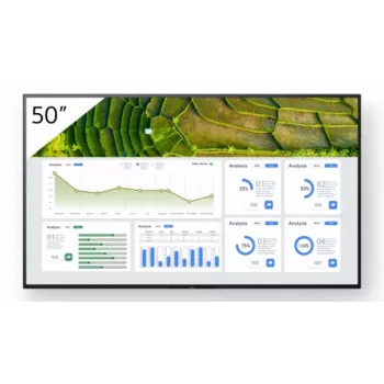 Sony FW-50BZ30L Signage Display Digital-Signage-Flachbildschirm 127 cm (50 Zoll) LCD Wi-Fi 440 cd/m² 4K Ultra HD Schwarz Android 24/7