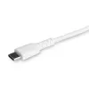 StarTech.com 1m langlebiges weißes USB-C-auf-Lightning-Kabel – robustes Aramidfaser-USB-Typ-C-auf-Lightning-Lade-/Sync-Netzkabel – Apple MFi-zertifiziert iPad/iPhone 12