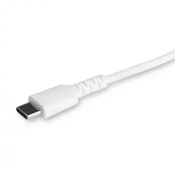 StarTech.com 1m langlebiges weißes USB-C-auf-Lightning-Kabel – robustes Aramidfaser-USB-Typ-C-auf-Lightning-Lade-/Sync-Netzkabel – Apple MFi-zertifiziert iPad/iPhone 12