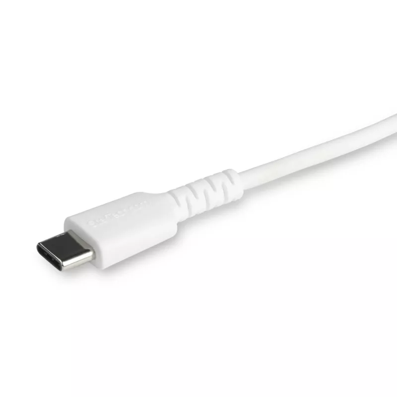 StarTech.com 1m langlebiges weißes USB-C-auf-Lightning-Kabel – robustes Aramidfaser-USB-Typ-C-auf-Lightning-Lade-/Sync-Netzkabel – Apple MFi-zertifiziert iPad/iPhone 12