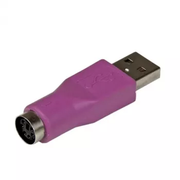 StarTech.com Ersatz PS/2-Tastatur-zu-USB-Adapter – K/M, USB A, PS/2, Violett