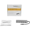 StarTech.com USB C Multiport-Adapter – USB-C Travel Dock mit 4K HDMI, 3x USB 3.0 Hub, SD/SDHC, GbE, 60W PD 3.0 Pass-Through – USB Type-C/Thunderbolt 3 – Ersetzt DKT30CSDHPD