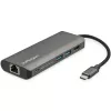 StarTech.com USB C Multiport-Adapter – USB-C Travel Dock mit 4K HDMI, 3x USB 3.0 Hub, SD/SDHC, GbE, 60W PD 3.0 Pass-Through – USB Type-C/Thunderbolt 3 – Ersetzt DKT30CSDHPD