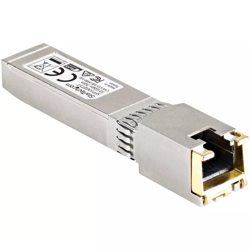 StarTech.com Cisco SFP-10GB-TC Kompatibles SFP+ Modul – 10GBASE-T – SFP auf RJ45 Cat6/Cat5e – 10GE Gigabit Ethernet SFP+ – RJ-45 30m – Cisco Firepower, ASR1000, ASR9000