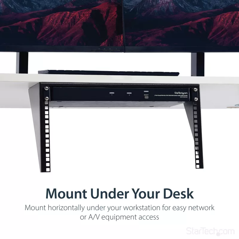 StarTech.com Vertikale Wandmontage-Server-Rack – Massiver Stahl – 6HE