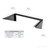 StarTech.com Vertikale Wandmontage-Server-Rack – Massiver Stahl – 6HE