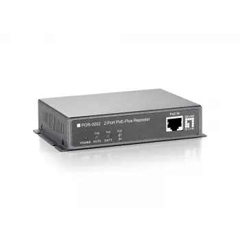 Netzwerk-Repeater LevelOne PoE-Repeater kaskadierbar 2 PoE-Ausgänge