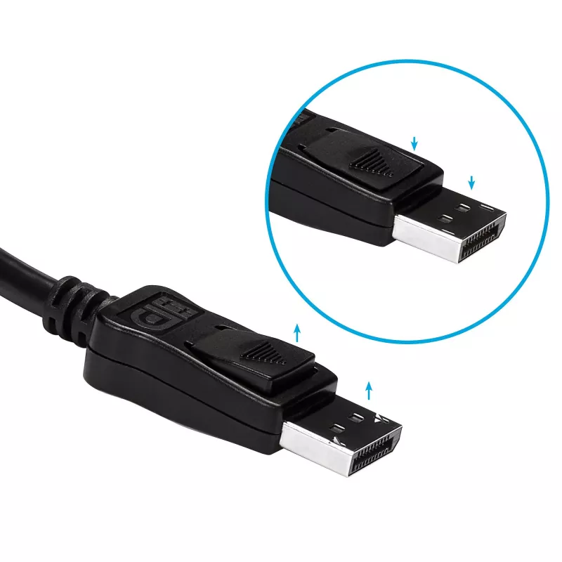StarTech.com DisplayPort auf HDMI Adapter - DP auf HDMI Adapter/Video-Konverter - 1080p - VESA-zertifiziert - DP auf HDMI Monitor/Display/Projektor Adapter-Dongle - Passiv - verriegelbarer DP-Stecker