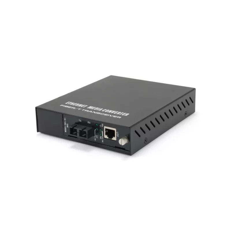 LevelOne RJ45 auf SC Managed Gigabit Media Converter, Multimode-Faser
