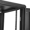 StarTech.com 4-Post 24U Server-Rack-Schrank, abschließbarer 19-Zoll-Datenrackschrank für Computer-/AV-/IT-Ausrüstung, Büro-/Heimnetzwerk-Rack mit Rollen und verstellbaren Montageschienen