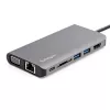 StarTech.com USB-C-Multiport-Adapter – USB-C Mini Travel Dock mit 4K HDMI oder 1080p VGA – 3x USB 3.0 Hub, SD, GbE, Audio, 100W PD Pass-Through – Tragbare Dockingstation für Laptop/Tablet
