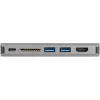 StarTech.com USB-C-Multiport-Adapter – USB-C Mini Travel Dock mit 4K HDMI oder 1080p VGA – 3x USB 3.0 Hub, SD, GbE, Audio, 100W PD Pass-Through – Tragbare Dockingstation für Laptop/Tablet