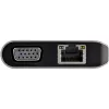 StarTech.com USB-C-Multiport-Adapter – USB-C Mini Travel Dock mit 4K HDMI oder 1080p VGA – 3x USB 3.0 Hub, SD, GbE, Audio, 100W PD Pass-Through – Tragbare Dockingstation für Laptop/Tablet
