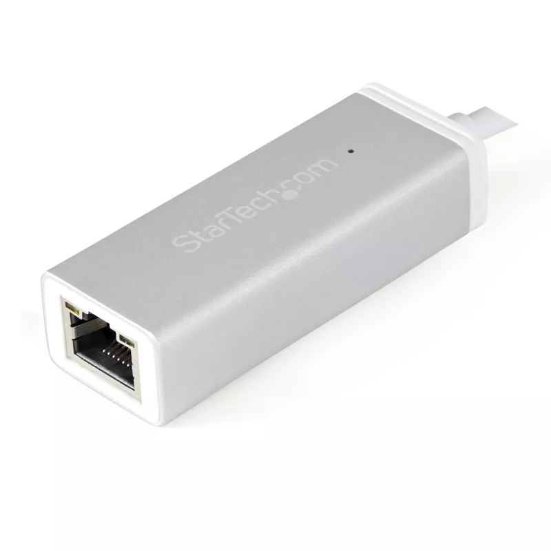 StarTech.com USB-C-zu-Gigabit-Netzwerkadapter – Silber, Kabelgebunden, USB, Ethernet, 5000 Mbit/s, Silber