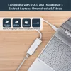 StarTech.com USB-C-zu-Gigabit-Netzwerkadapter – Silber, Kabelgebunden, USB, Ethernet, 5000 Mbit/s, Silber