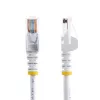 StarTech.com Cat5e-Patchkabel mit snagless RJ45-Steckern - 3 m, Weiß