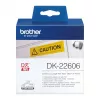Endlos-Folienband Brother DK22606 Gelb Schwarz