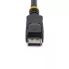 StarTech.com 3m DisplayPort 1.2 Kabel – 4K x 2K Ultra HD VESA-zertifiziertes DisplayPort-Kabel – DP-zu-DP-Kabel für Monitor – DP-Video-/Display-Kabel – verrastende DP-Stecker